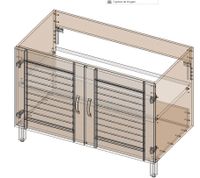 Mueble baño (Modelado con SolidWorks y Swood 2023)